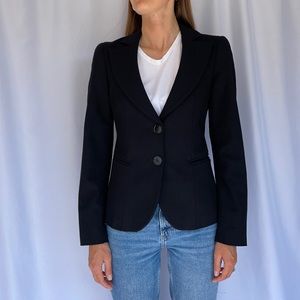 Emporio Armani wool blazer.